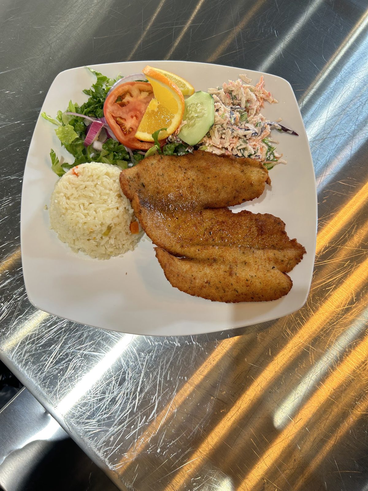 Fish fillet plate